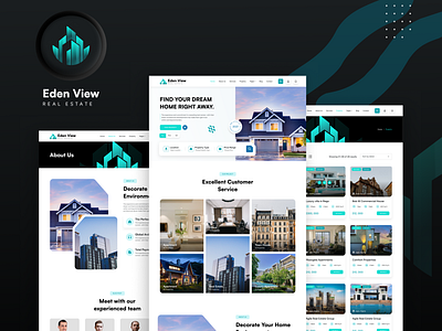 Eden View Real Estate eden view edenview edenview real estate estate house luxury real estate app product design real estate real estate site desktop real estate website ui ux web webdesign