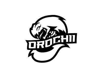 Sketch Esport Logo "OROCHII" branding character logo designer esport logo esport logo team gaming gaming logo graphic design logo logo gaming mascot logo