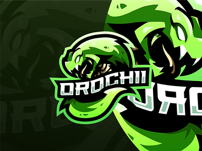 Esport Logo "OROCHII" character logo design designer esport logo esport logo team gaming gaming logo graphic design illustration logo mascot logo
