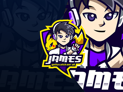 "JAMES" Esport Logo Design