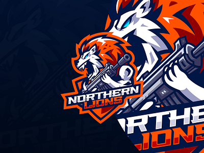 "NORTHERN LIONS" Esport Logo Design