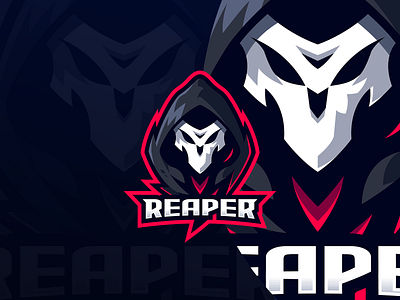 "REAPER" Esport Logo Design branding character logo design esport logo esport logo team gaming graphic design illustration logo