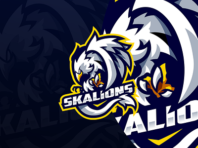 "SKALIONS" Esport Logo Design animation branding character logo design esport logo esport logo team gaming graphic design illustration logo motion graphics