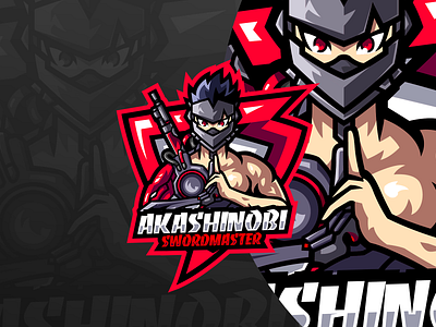 ''AKASHINOBI" Esport Logo Design