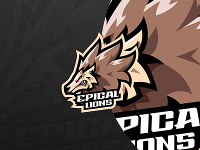 ''EPICAL LIONS" Esport Logo Design