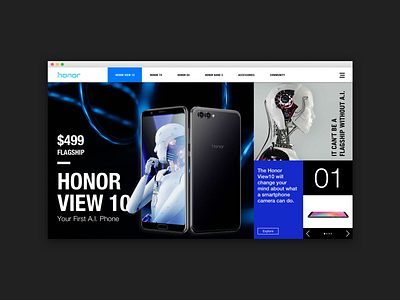 HUAWEI Mobile Brand Web UI branding design ui ux web website