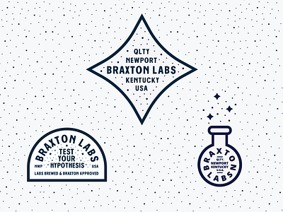 Braxton Labs Badges badge beer branding lab