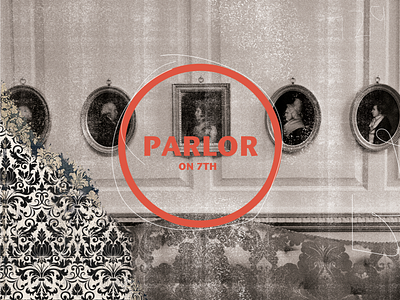 Parlor On Seventh Concept branding identity logo pattern