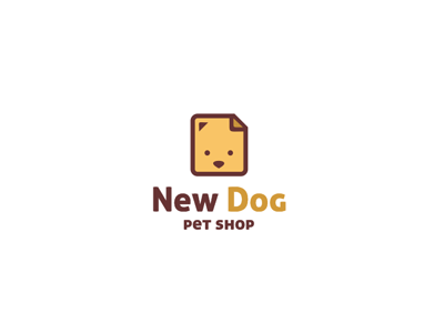 New Dog dog logo pet shop