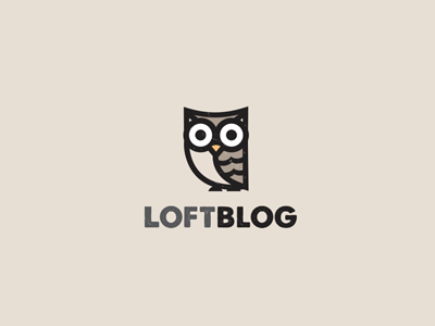 Loftblog illustration loftblog logo owl