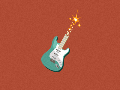 Spark Guitars guitar illustration spark