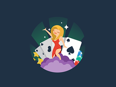 Quasar Gaming casino online cards casino coins gamble gambling gaming icon illustration online winner