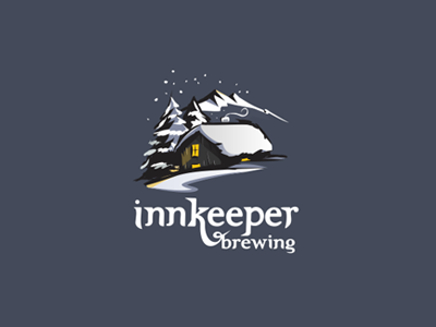 Innkeeper brewing illustration logo
