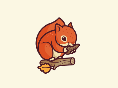 Cute Squirrel In Cartoon Style Holds A Big Bump In Its Paws, Coloring, Outline  Drawing, Isolated Object On A White Background, Vector Illustration,  Royalty Free SVG, Cliparts, Vectors, and Stock Illustration. Image