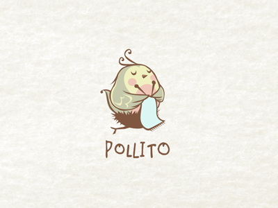 Pollito chicken cloth logo newborn pollito