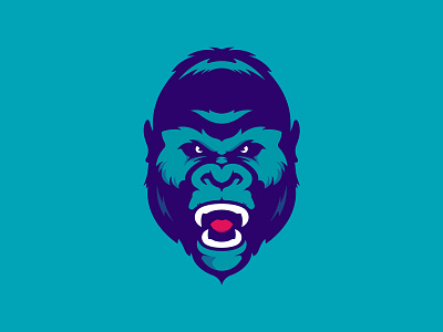 Gorilla Mascot branding gorilla illustration mascot palette print sports logo team