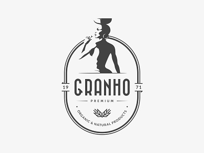 Granho Logo Design Concept band brand identity branding design icon lettering logo logo design natural organic wheat