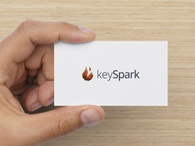 Branding for the keySpark business card