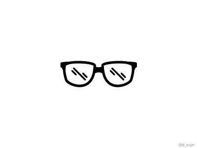 Glasses Icon for Practice glasses graphic design glasses icon icon design lol symmetry ui element