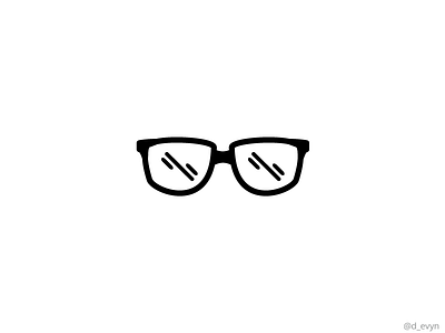 Glasses Icon for Practice