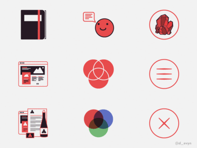 Icons branding branding icon close icon icon design icons illustrated icon logo menu icon notebook services web design web design icon