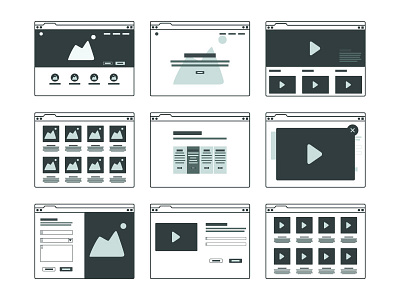 Marketing yourself as a designer design grid layout marketing marketing page thumbnails ui ux web design webdesign wireframe wireframing