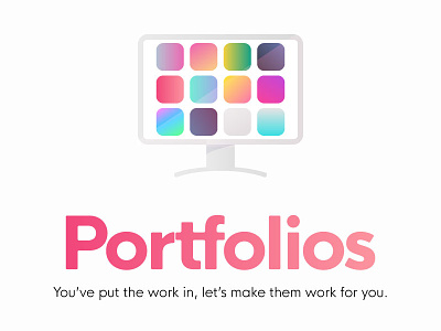 Pumping out gradients like crazy computer desktop icon gradients icon monitor portfolio work