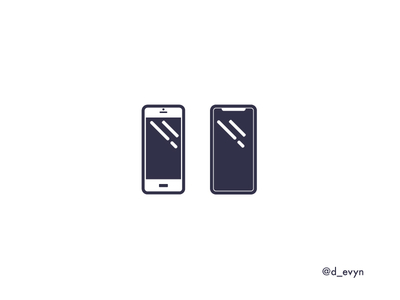 Evolution of screen shapes? cell phone design icon icon design iconography iphone mobile phone smartphone