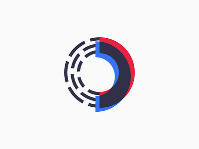 So Magnetic Logo Refresh blend mode blue branding color icon logo design magnet magnetic overlay red