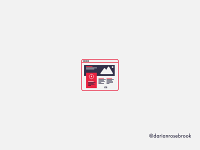 Website Icon header icon icon design landing page mockup simple ui web design web icon website