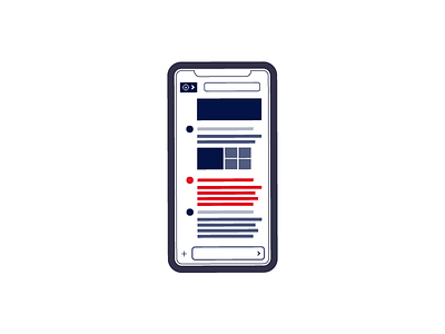 Mobile design community ui