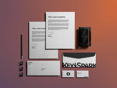 More Corporate Stationary for the Keyspark Brand