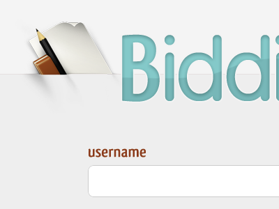 Bidd app blue branding css3 html icon