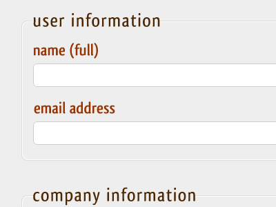 Account Management (Bidd) app biddings branding brown css3 form html orange qlassik medium rebound type white