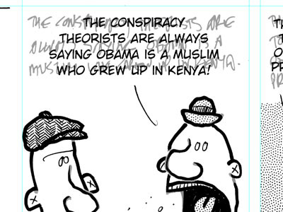 The Optimist - part 5 clean up conspiracy kenya layers media muslim obama photoshop politics sharpie