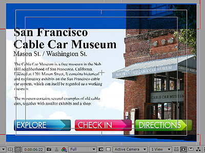 mock-up app interface 3 after effects buildings photoshop