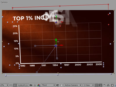 Line chart in AE after effects animation chart data documentary graph so fun