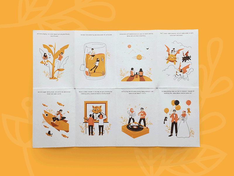 Our Wedding Invitation | Imajineko cats crazy eight designer wedding illustration imagination invitation kitty wedding wedding invitation