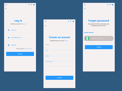 Login In Mock UP