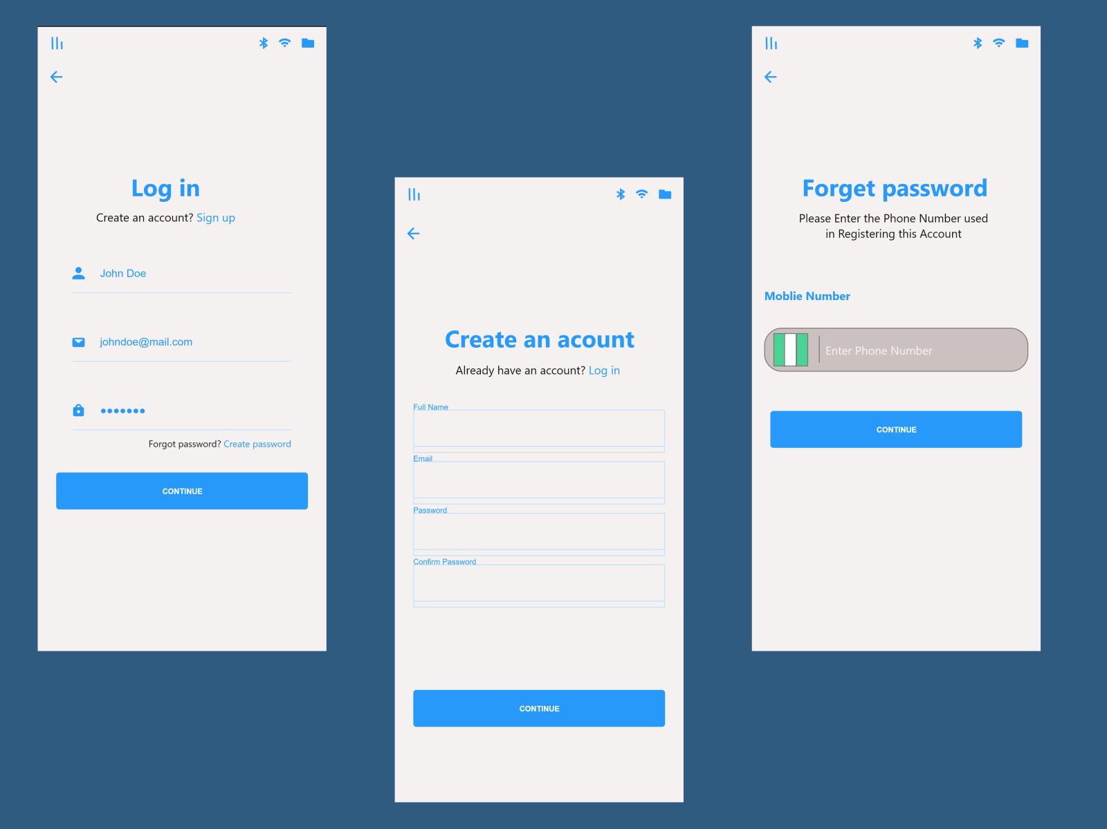 Login In Mock UP by Taiye Bamidele on Dribbble