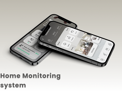 Home monitoring Dashboard(DailyUi - 021)