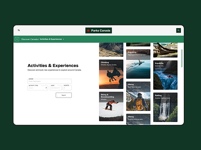 Parks Canada - Activities & Experiences