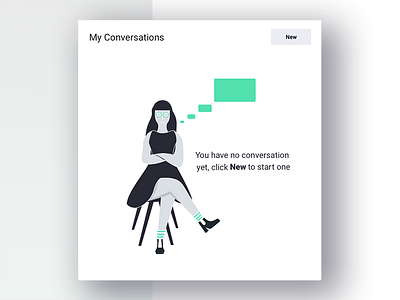 My Conversations app concept app design app interface creative direction design illustration ui ui design ux design