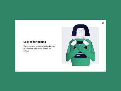 Document locked for editing