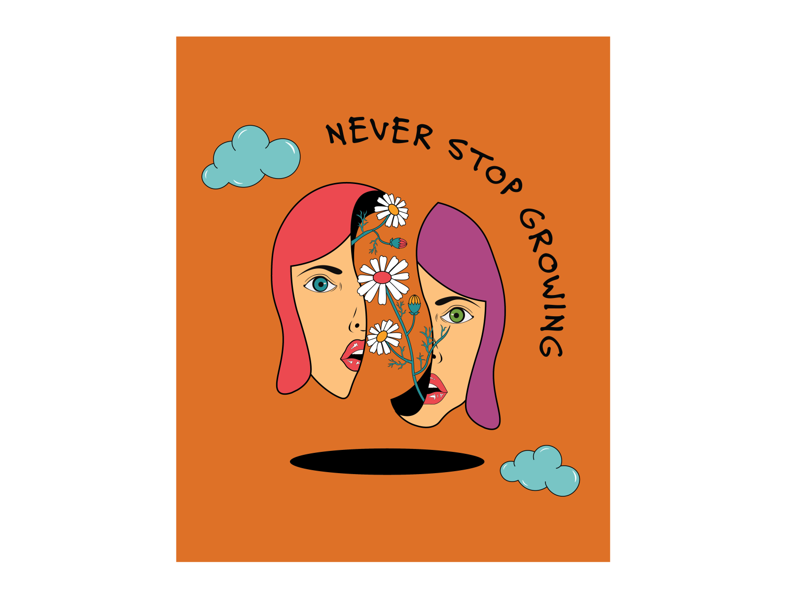 never-stop-growing-by-cecilia-on-dribbble