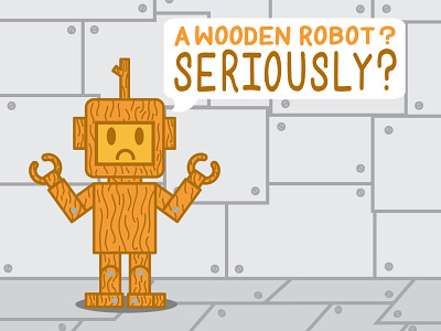 Wooden Robot