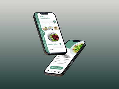 Food Salad App | Food Menu Ui