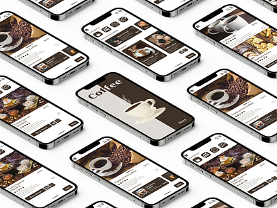 Coffee Shop Mobile App | Tasty Coffee | Coffee Ui