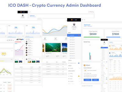 ICO Dash- Cryptocurrency Admin UI Kit