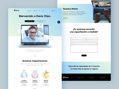 Davis Otec Website design design graphic design typography ui ui design ux visual design visual identity web web design website design